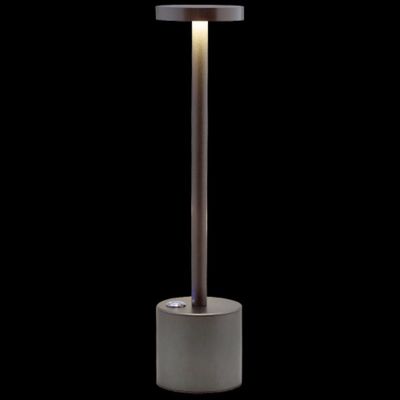 Настільна акумуляторна LED лампа Professional 5200 mAh 3W 2700K IP54 USB темно-сіра Premium, Колір: темно-сірий, зображення 3