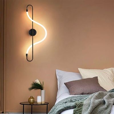 Бра Nordik A неон 3000К чорне 1,2м 24W 1800Lm, зображення 4