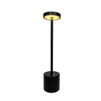 Настільна акумуляторна LED лампа Professional 5200 mAh 3W 2700K IP54 USB чорна Premium, Колір: чорний, зображення 2