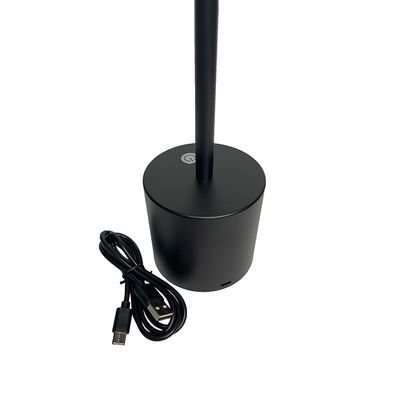 Настільна акумуляторна LED лампа Professional 5200 mAh 3W 2700K IP54 USB чорна Premium, Колір: чорний, зображення 6