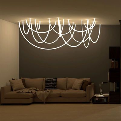 Люстра стельова Nordic N із гнучкого LED неону D24 мм довжина 3м, Довжина світильника, м: 3, зображення 7
