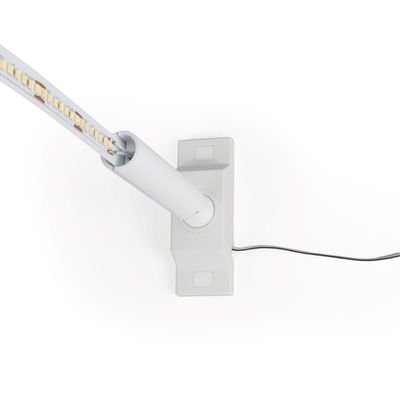Набір кріплень 2 шт. для системи лінійного LED освітлення Skyline на 45° білі, Кут нахилу: 45°, Колір: білий, зображення 9