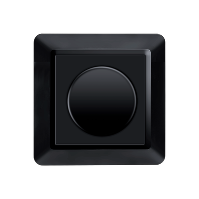 LED димер (світлорегулятор) SHYUGJ заднього краю (Trailing edge) Чорний 200W поворотно-натискний Premium