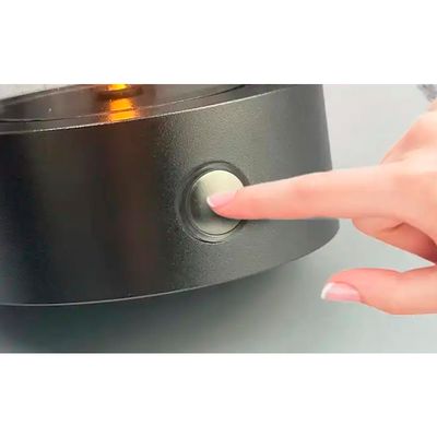Настільна акумуляторна магнітна LED лампа 1W 2200K USB чорна, зображення 7