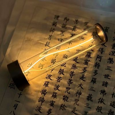 Настільна акумуляторна магнітна LED лампа 1W 2200K USB чорна, зображення 14