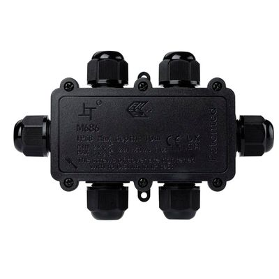 Коробка розподільна герметична M686-6(B) (6хM20) (4-8мм) IP68