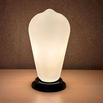 LED лампа Edisons Ceramic ST64 Е27 6W 3000K біла оксамитово-матова, Температура світла: 3000К, зображення 7