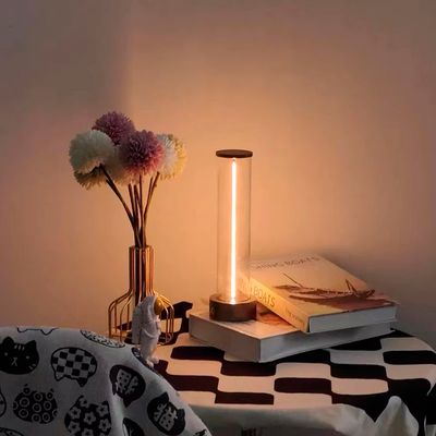 Настільна акумуляторна магнітна LED лампа 1W 2200K USB чорна, зображення 18
