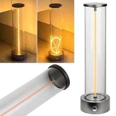 Настільна акумуляторна магнітна LED лампа 1W 2200K USB чорна, зображення 3