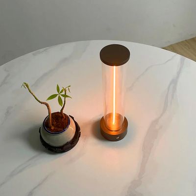 Настільна акумуляторна магнітна LED лампа 1W 2200K USB чорна, зображення 16