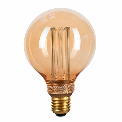 Virtual Filament LED лампа Едісона G95 RN E27 4W 1800К розбірна Premium, зображення 2