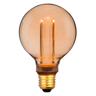 Virtual Filament LED лампа Едісона G95 RN E27 4W 1800К розбірна Premium