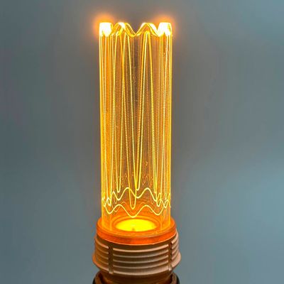 Virtual Filament LED лампа Едісона G95 RN E27 4W 1800К розбірна Premium, зображення 4