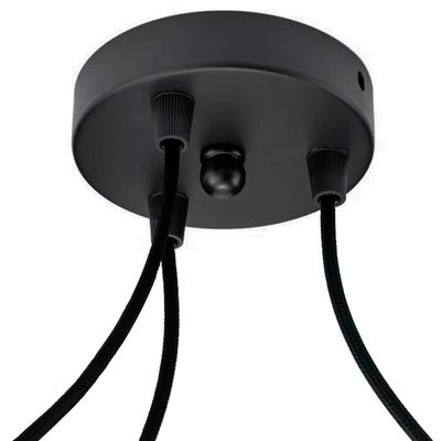 Люстра павук в стилі лофт на 3 лампи Едісона розетка 100мм чорна, Вид люстры Паук: 22, зображення 8