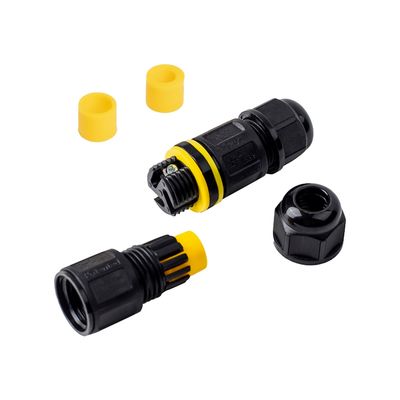 Коннектор провода герметичный M682-B 3pin 0,5-1,5 мм² M16 (3-9мм) IP68, Кількість: 1 шт., изображение 3 - Edisons