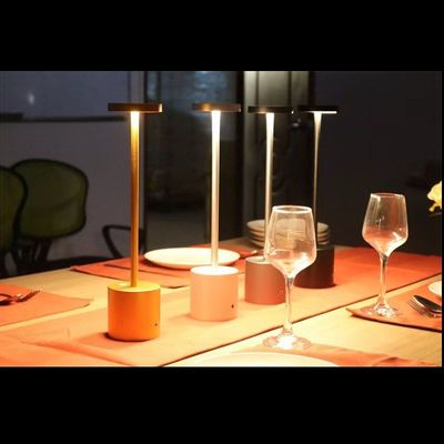 Настільна акумуляторна LED лампа Professional 5200 mAh 3W 2700K IP54 USB темно-сіра Premium, Колір: темно-сірий, зображення 13