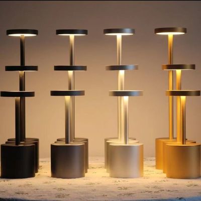 Настільна акумуляторна LED лампа Professional 5200 mAh 3W 2700K IP54 USB темно-сіра Premium, Колір: темно-сірий, зображення 15