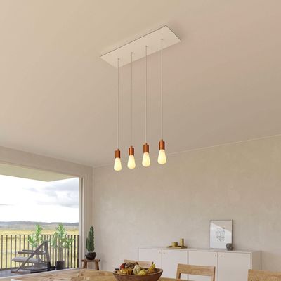 LED лампа Edisons Ceramic ST64 Е27 6W 3000K біла оксамитово-матова, Температура світла: 3000К, зображення 10