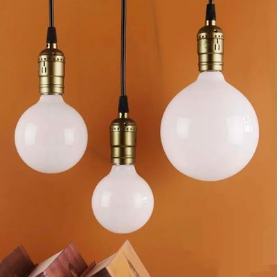 LED лампа Edisons Ceramic G95 Е27 6W 4000K біла оксамитово-матова, Температура світла: 4000K, зображення 13