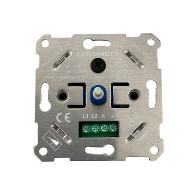 LED димер (світлорегулятор) SHYUGJ заднього краю (Trailing edge) Чорний 200W поворотно-натискний Premium, зображення 5