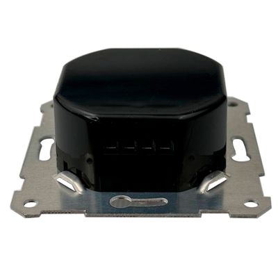 LED димер (світлорегулятор) SHYUGJ заднього краю (Trailing edge) Чорний 200W поворотно-натискний Premium, зображення 3
