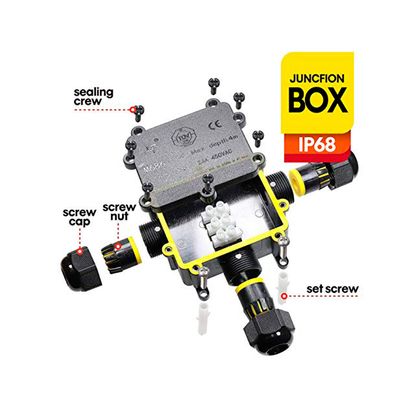 Коробка розподільна герметична M686-T 3xM25 (8-12мм) IP68, зображення 9