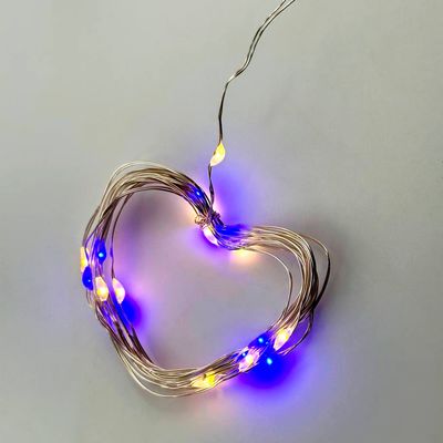 LED гірлянда новорічна 20LED 2м Україна режим статика від USB, зображення 4