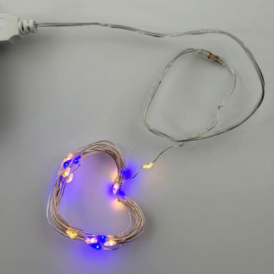 LED гірлянда новорічна 20LED 2м Україна режим статика від USB