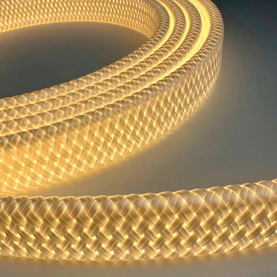 Гибкий плоский LED неон 38х10 мм в тканевой оплетке (без LED ленты), изображение 7 - Edisons