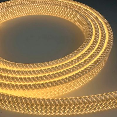 Гибкий плоский LED неон 38х10 мм в тканевой оплетке (без LED ленты) - Edisons