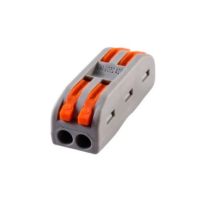 Клема прохідна типу WAGO 2 на 2 проводи 0.08–4 мм²/12–28AWG 32А 250В важільний затискач Premium, Кількість: 1 шт., зображення 5