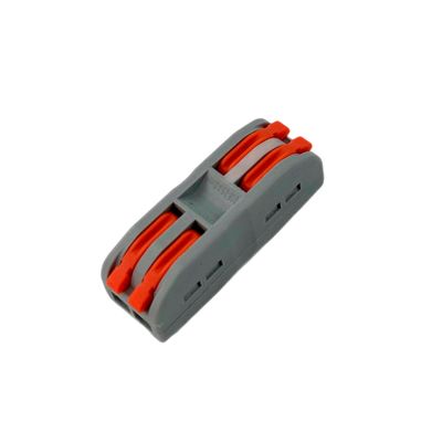 Клема прохідна типу WAGO 2 на 2 проводи 0.08–4 мм²/12–28AWG 32А 250В важільний затискач Premium, Кількість: 1 шт., зображення 7