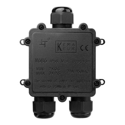 Коробка розподільна герметична M686-Y 3xM25 (8-12мм) IP68, зображення 2