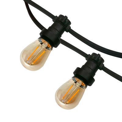 LED лампа Edisons ST45 GOLD E27 2W 2200K бронзовая пластиковая колба, Количество: 1 шт., Мощность, Вт: 2, изображение 4 - Edisons