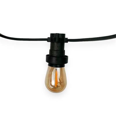 LED лампа Edisons ST45 GOLD E27 1W 2200K бронзова пластикова колба, Кількість: 1 шт., Потужність, Вт: 1, зображення 6