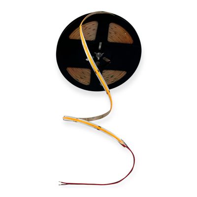 Преміум LED стрічка COB 24V 10W 3000K (теплий) 1000Lm CRI90 8mm, зображення 2