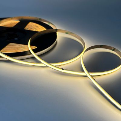 Преміум LED стрічка COB 24V 10W 3000K (теплий) 1000Lm CRI90 8mm, зображення 3