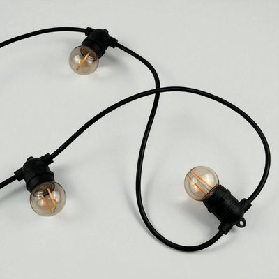 LED лампа Edisons G45 E27 2W 2200K Light Bronze пластикова колба, Кількість: 1 шт., Колір ковби: бронзове напилення, зображення 5