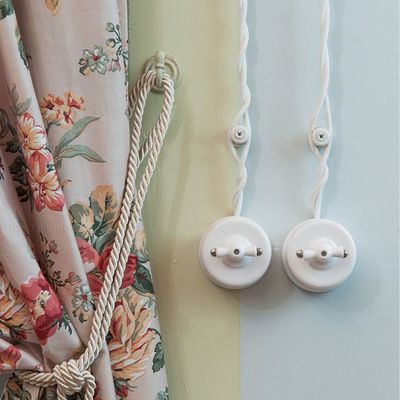 Ролик изолятор керамический для ретро проводки белый Premium, Количество: 1 шт., Цвет: белый, изображение 12 - Edisons