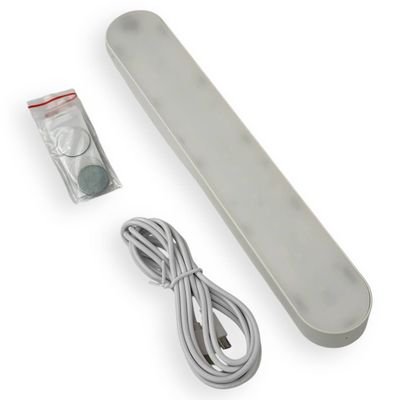 Акумуляторний лінійний LED світильник LN-260 4W 1200mAh 3 режими з сенсорною кнопкою від USB білий на 11 годин від АКБ без датчика руху, зображення 4