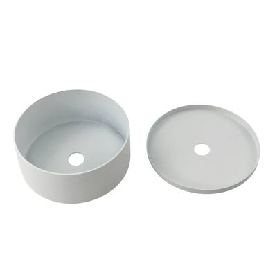 Корпус D70 H30 с крышкой D72 H5 белый, изображение 4 - Edisons