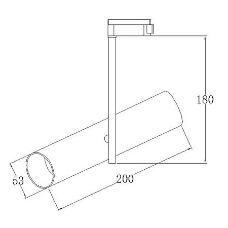 Трековий світильник Modern білий 12W 3000K лінза 23 градуса Premium, зображення 2