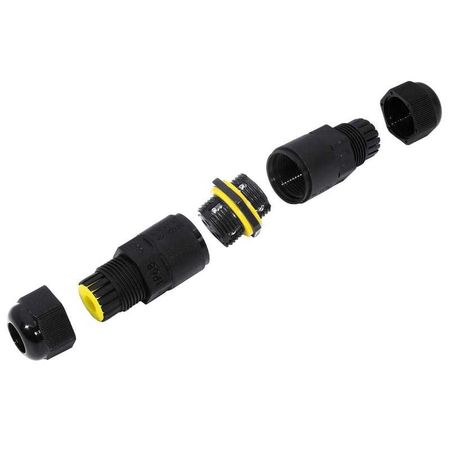 Коннектор провода герметичный M684-B 3pinx2.5мм² 2xM20 (4-8мм) IP68, изображение 2 - Edisons