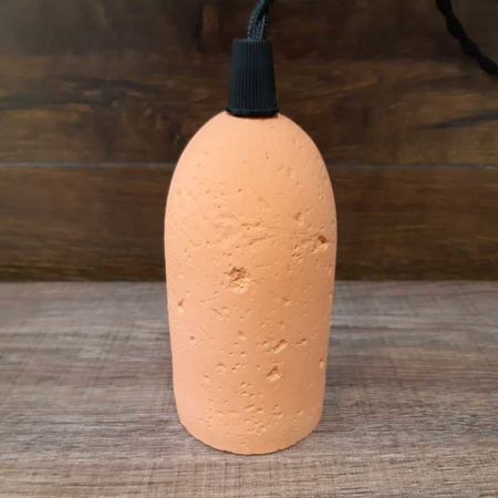 Бетонный патрон круглый оранжевый, Цвет: оранжевый, изображение 3 - Edisons