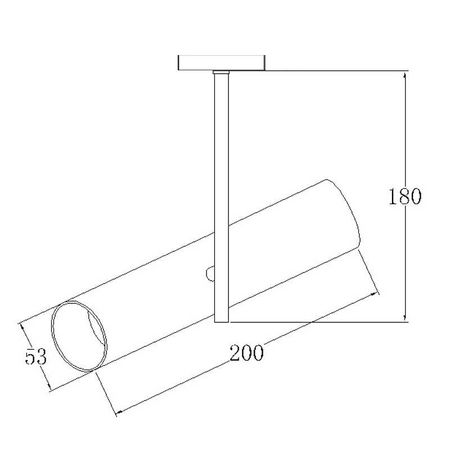 Точечний світильник Modern GU10 білий для врізного монтажу, зображення 3