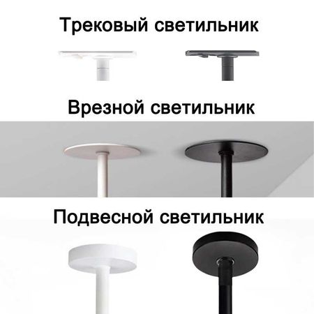 Точечний світильник Modern GU10 білий для врізного монтажу, зображення 8