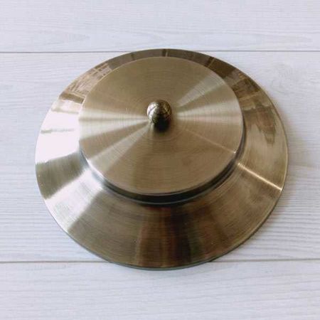 Розетка стельова D200 H30 бронзова