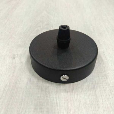 Розетка потолочная D80 H20 черная, изображение 4 - Edisons