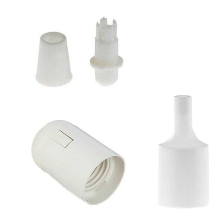 Силіконовий патрон Е27 червоний, Колір: червоний, зображення 6