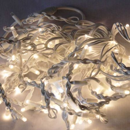 Гірлянда зовнішня Wrapper біла 50LED 5м 10flash IP65 Світіння - теплий білий/холодний білий Premium, зображення 2